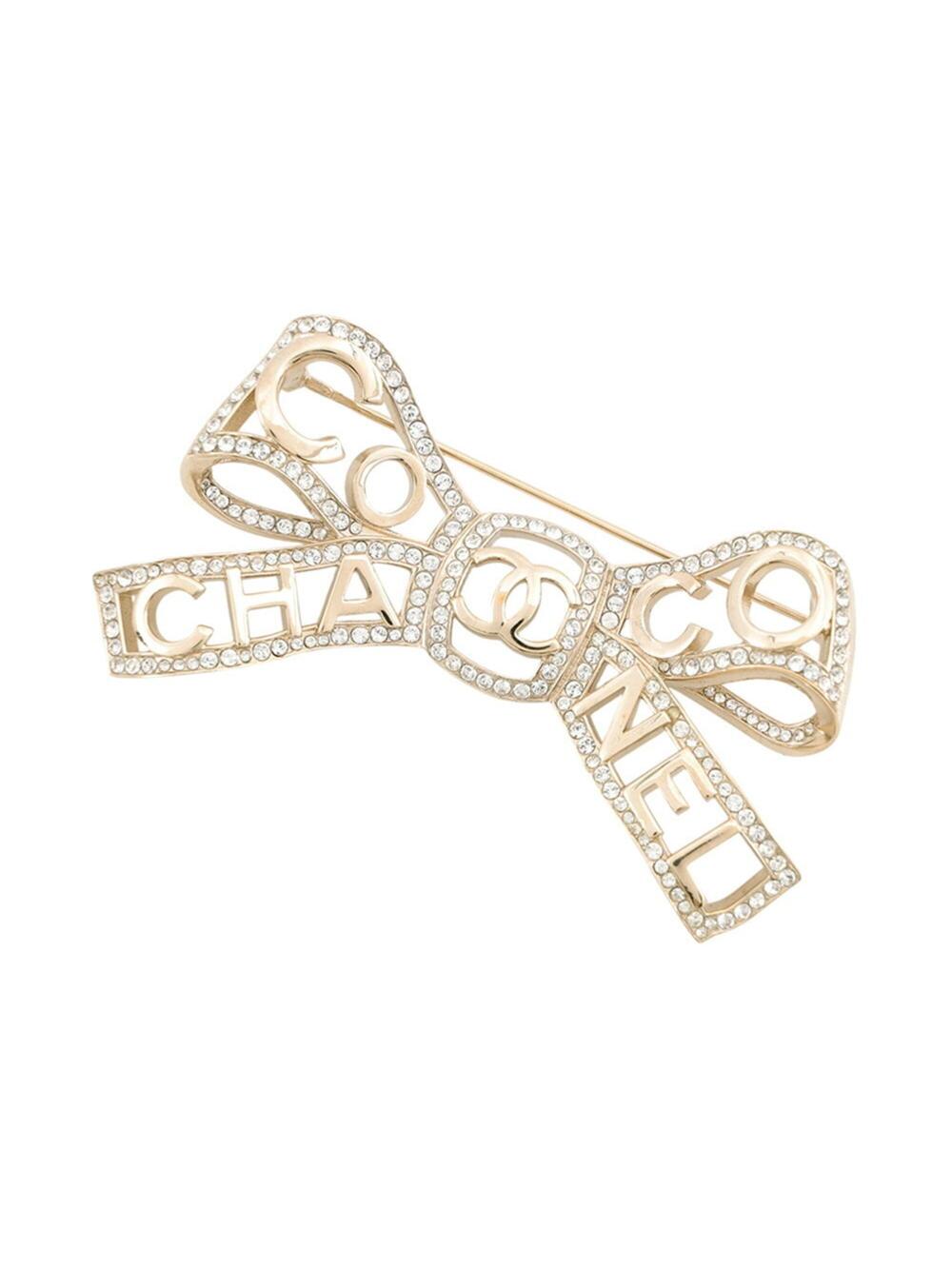 Chanel Cc Logo Brooch Metal #343189C10B